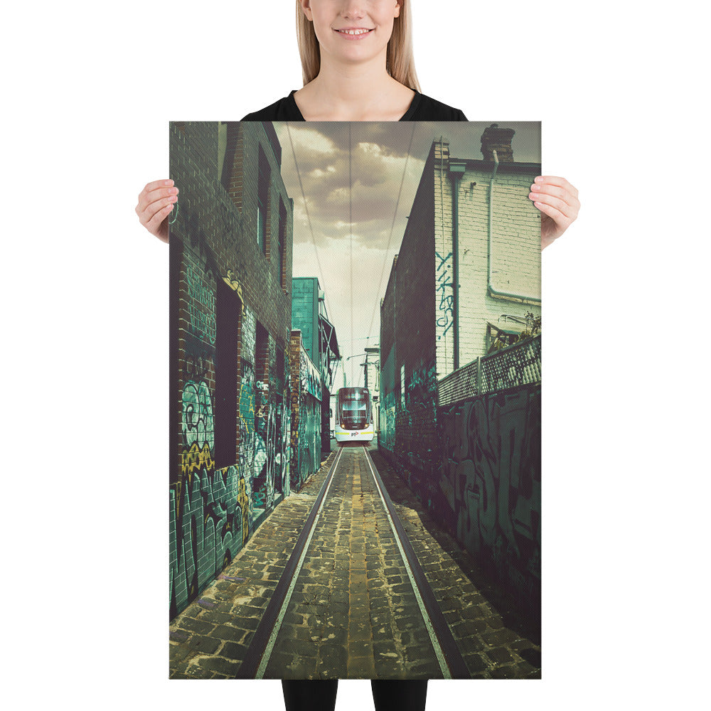 Fitzroy Tram Melbourne Canvas 24″×36″